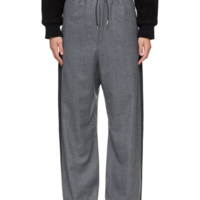 Lanvin Gray Loose Wool Trousers