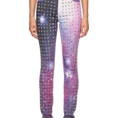 Laura Andraschko Multicolor 'So 2010' Skinny Jeans