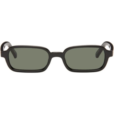 Le Specs Black 'Pilferer' Sunglasses