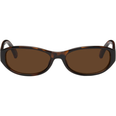 Le Specs Brown 'Dont Cha' Sunglasses