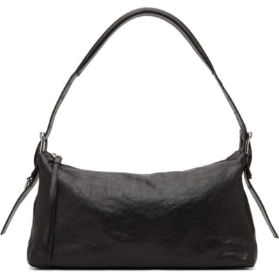 Lemaire Brown Belted Baguette Bag