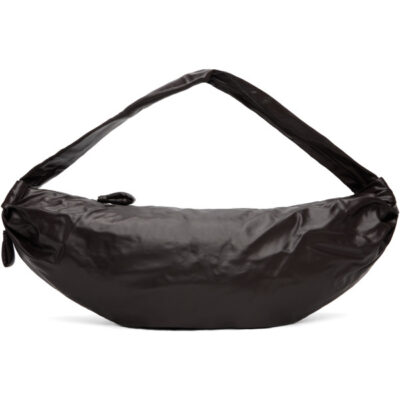 Lemaire Brown Large Soft Croissant Bag