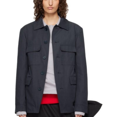 Lii Studio Navy Military Jacket