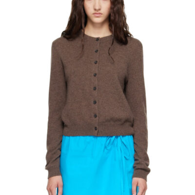 Lisa Yang Brown Karia Cardigan