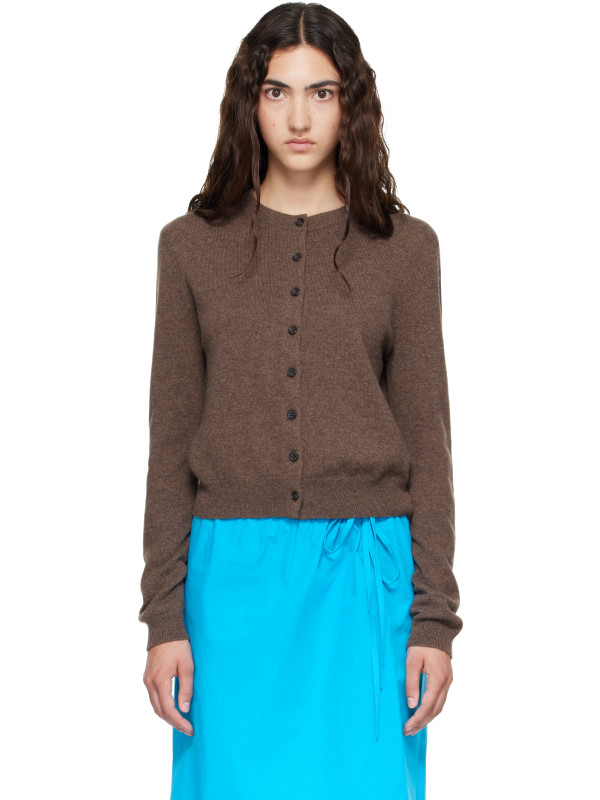 Lisa Yang Brown Karia Cardigan