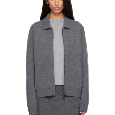 Lisa Yang Gray Aleya Sweater
