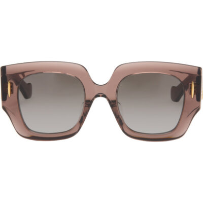 Loewe Brown Anagram Square Sunglasses