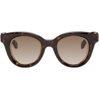 Loewe Brown Mini Anagram Butterfly Sunglasses