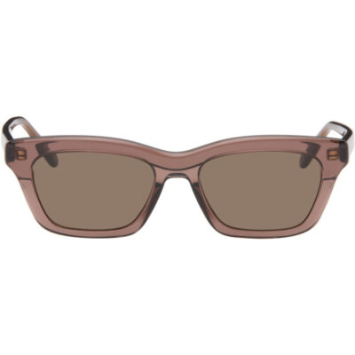 Loewe Brown Slim Rectangle Sunglasses