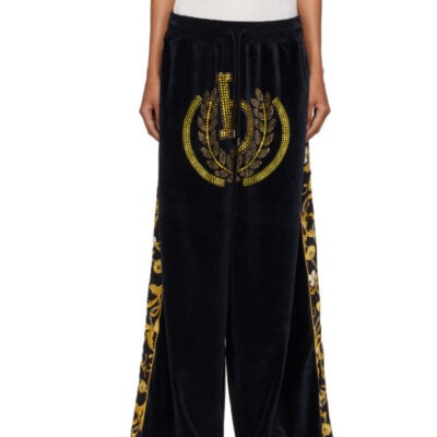 Luu Dan Black Supa-Sleaze Track Pants
