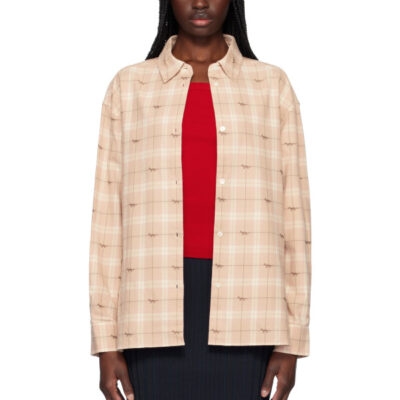 Maison Kitsune Pink Light Overshirt