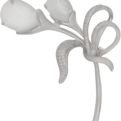 Maison Margiela Antiqued Wax Floral Brooch