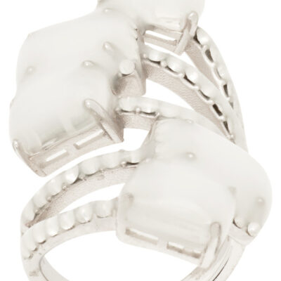 Maison Margiela Antiqued Wax Strass Ring