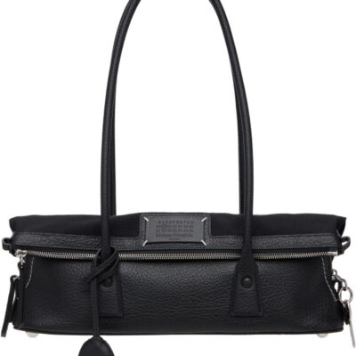 Maison Margiela Black 5AC Shoulder East West Bag
