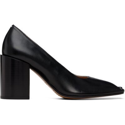 Maison Margiela Black Piped Heels