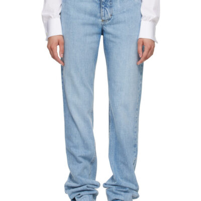 Maison Margiela Blue Two Tone Jeans
