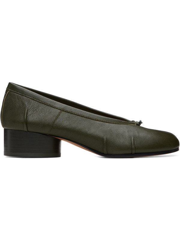 Maison Margiela Green Tabi Ballerina Heels