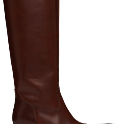 Maison Margiela Tan Heel-Less Western Knee Boots