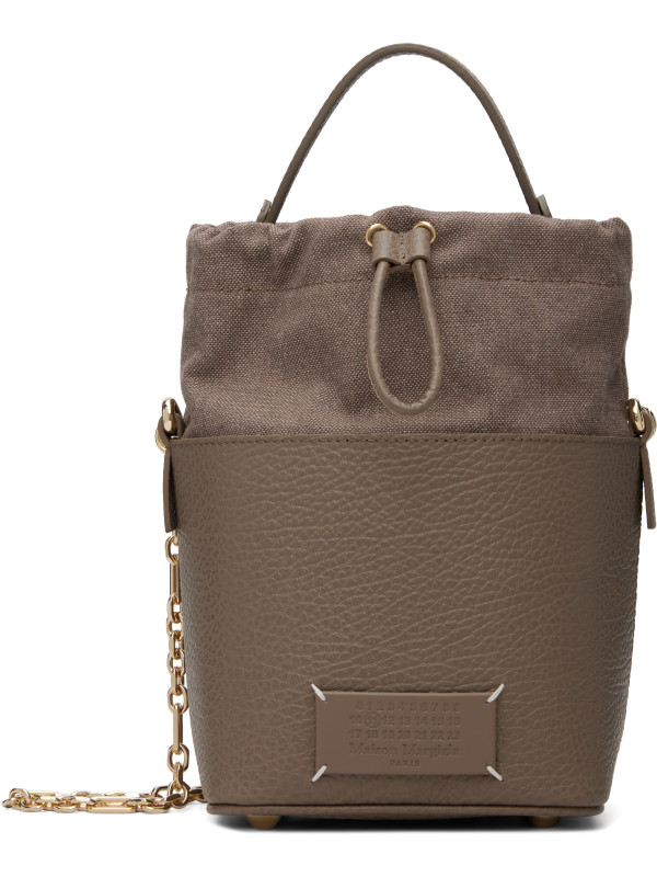 Maison Margiela Taupe 5AC Bucket Small Bag