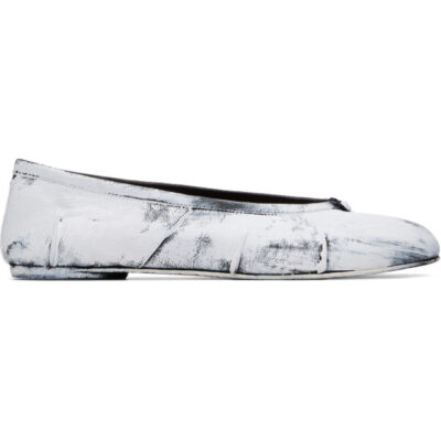 Maison Margiela White Tabi New Ballerina Flats