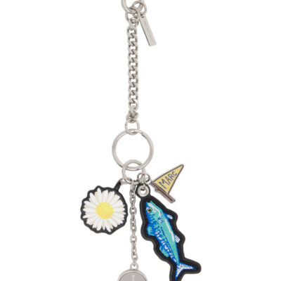 Marc Jacobs Silver Camp Whistle Cluster Bag Charm