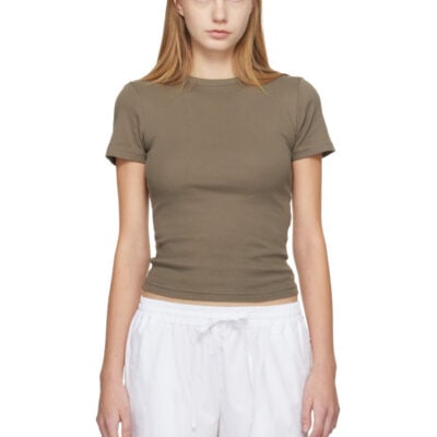 Matteau Taupe Rib Baby T-shirt