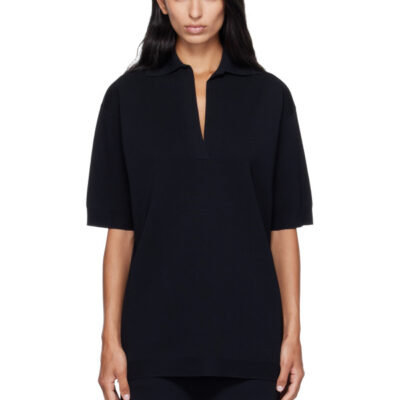 Max Mara Black Alpino Polo