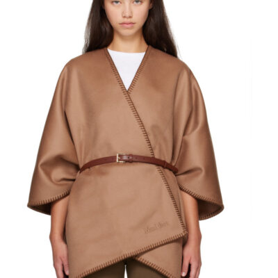 Max Mara Brown Colomba Scarf