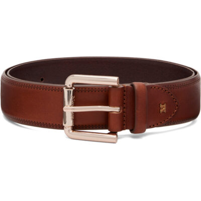Max Mara Brown Leather Belt