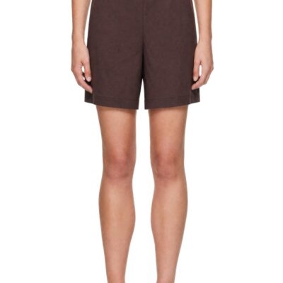 Max Mara Brown Oliveto Shorts