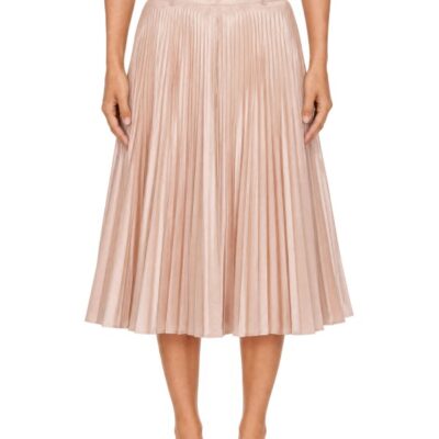 Max Mara Pink Tambuto Midi Skirt