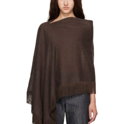 Merrma SSENSE Exclusive Brown Suiting Scarf