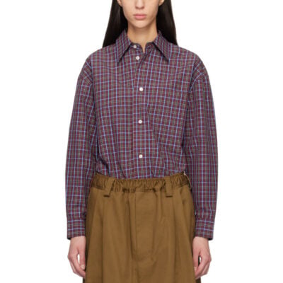 Meryll Rogge Burgundy Classic Shirt