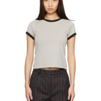 Mfpen Taupe Ringer T-shirt