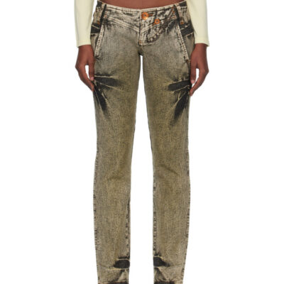 Miss Sixty Green KNWLS Edition Tie-Dye Jeans
