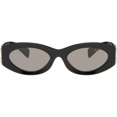 Miu Miu Black Miu Glimpse Sunglasses