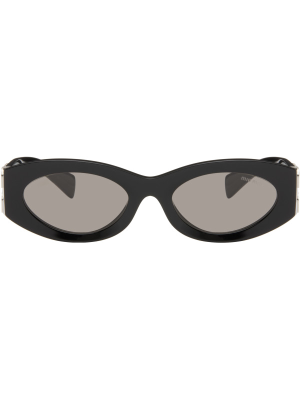 Miu Miu Black Miu Glimpse Sunglasses