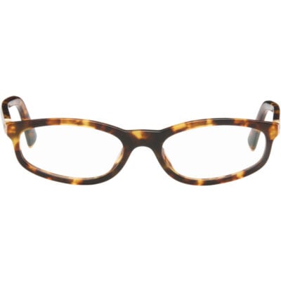 Miu Miu Brown Cat-Eye Glasses