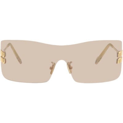 Miu Miu Gold Logo Hardware Sunglasses