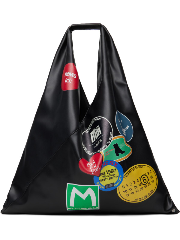 MM6 Maison Margiela Black Classic Medium Tote