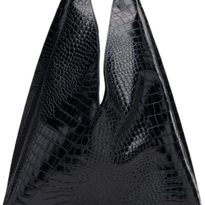 MM6 Maison Margiela Black Oversized New Triangle Tote