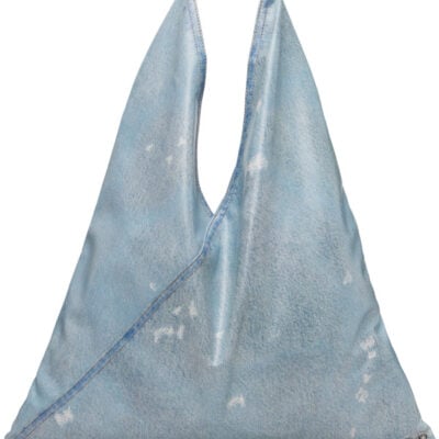 MM6 Maison Margiela Blue Classic Triangle Tote