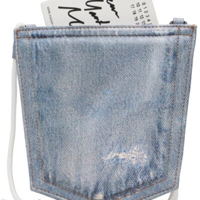 MM6 Maison Margiela Blue Denim Pocket Pouch