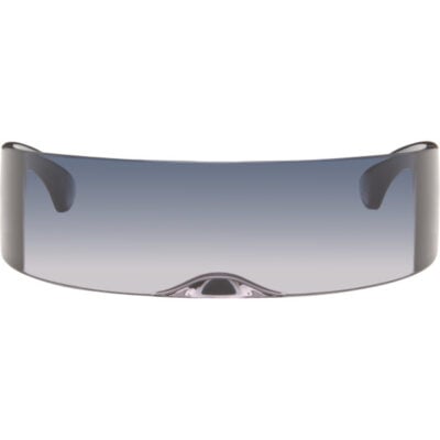 MM6 Maison Margiela SSENSE Exclusive Gray Shield Sunglasses