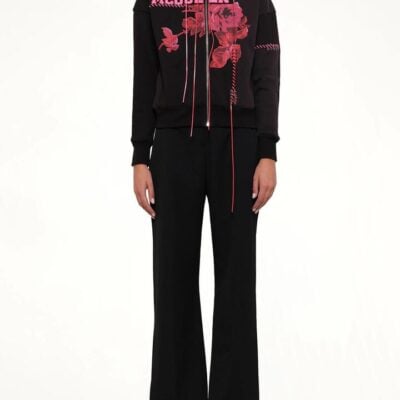 ALEXANDER MCQUEEN Rose Print Hoodies