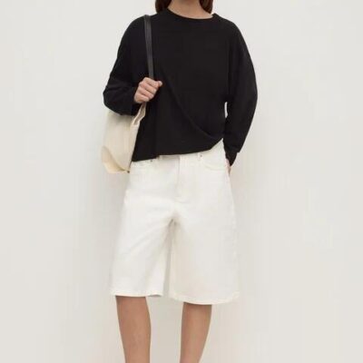 Assembly Label Relaxed Antique White Denim Short