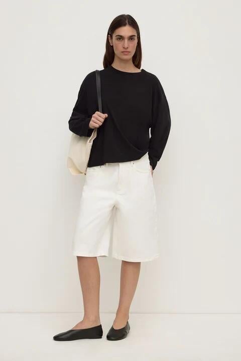Assembly Label Relaxed Antique White Denim Short