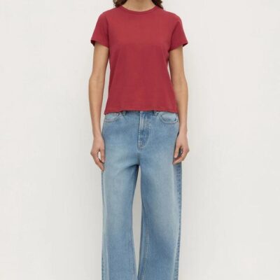 Assembly Label Wide Relaxed Indi Blue Jean