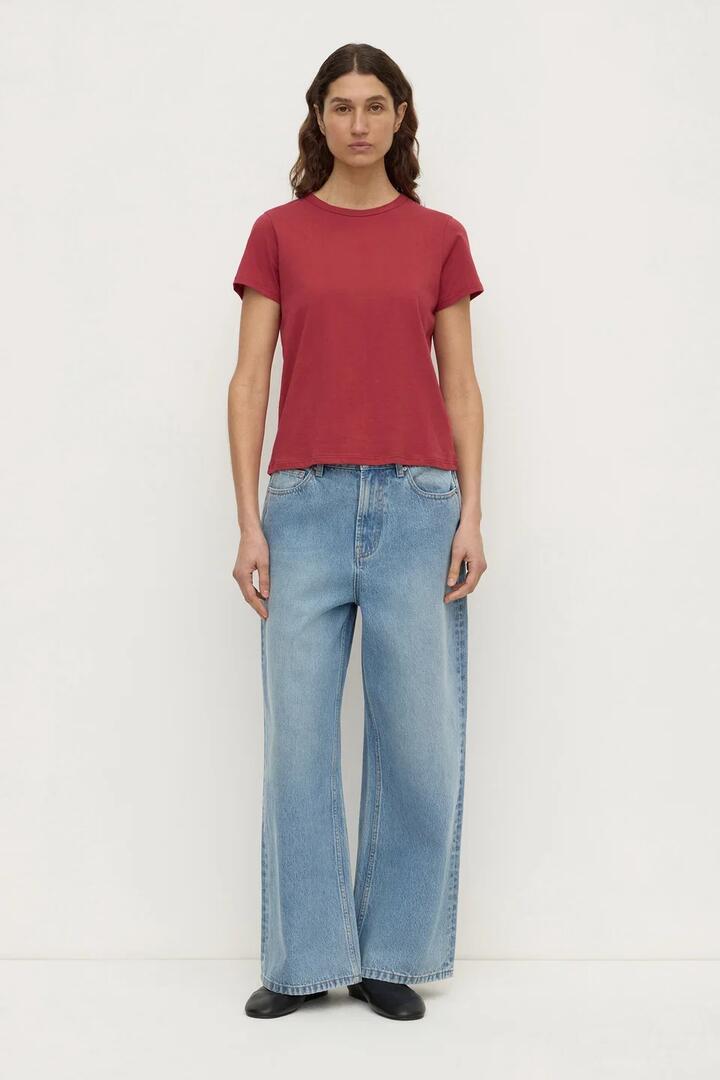 Assembly Label Wide Relaxed Indi Blue Jean