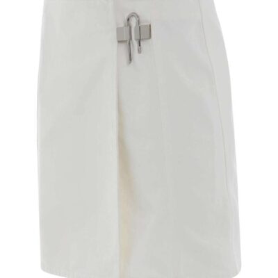 GIVENCHY Padlock Mini Denim Skirt